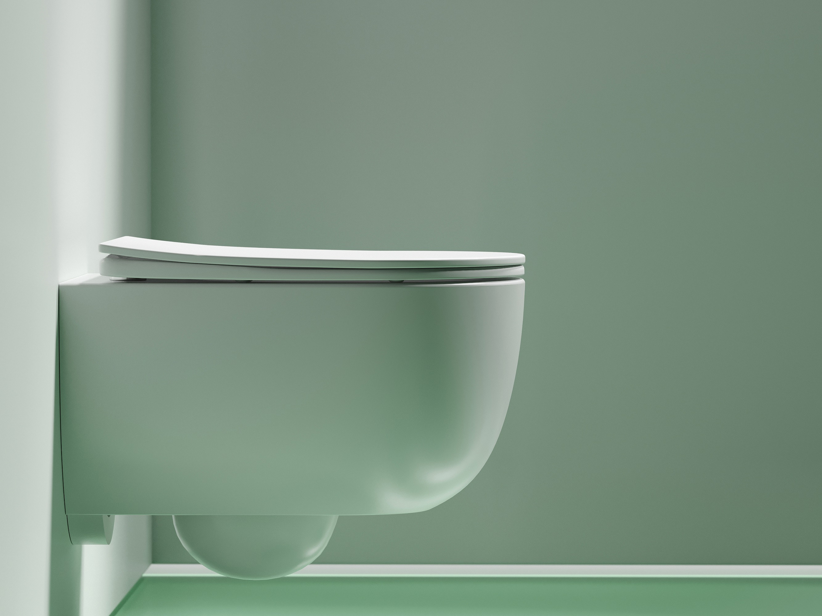 Подвесной унитаз 355х490х320мм Ceramicanova Modena Rimless белый матовый, с быстросъемным сидением микролифт
