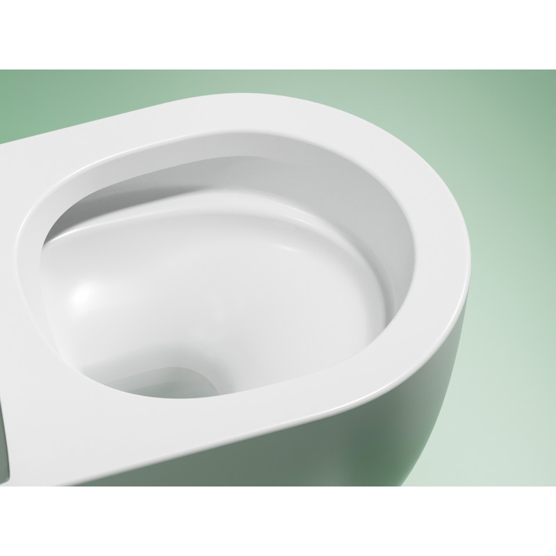 Подвесной унитаз 355х490х320мм Ceramicanova Modena Rimless белый матовый, с быстросъемным сидением микролифт