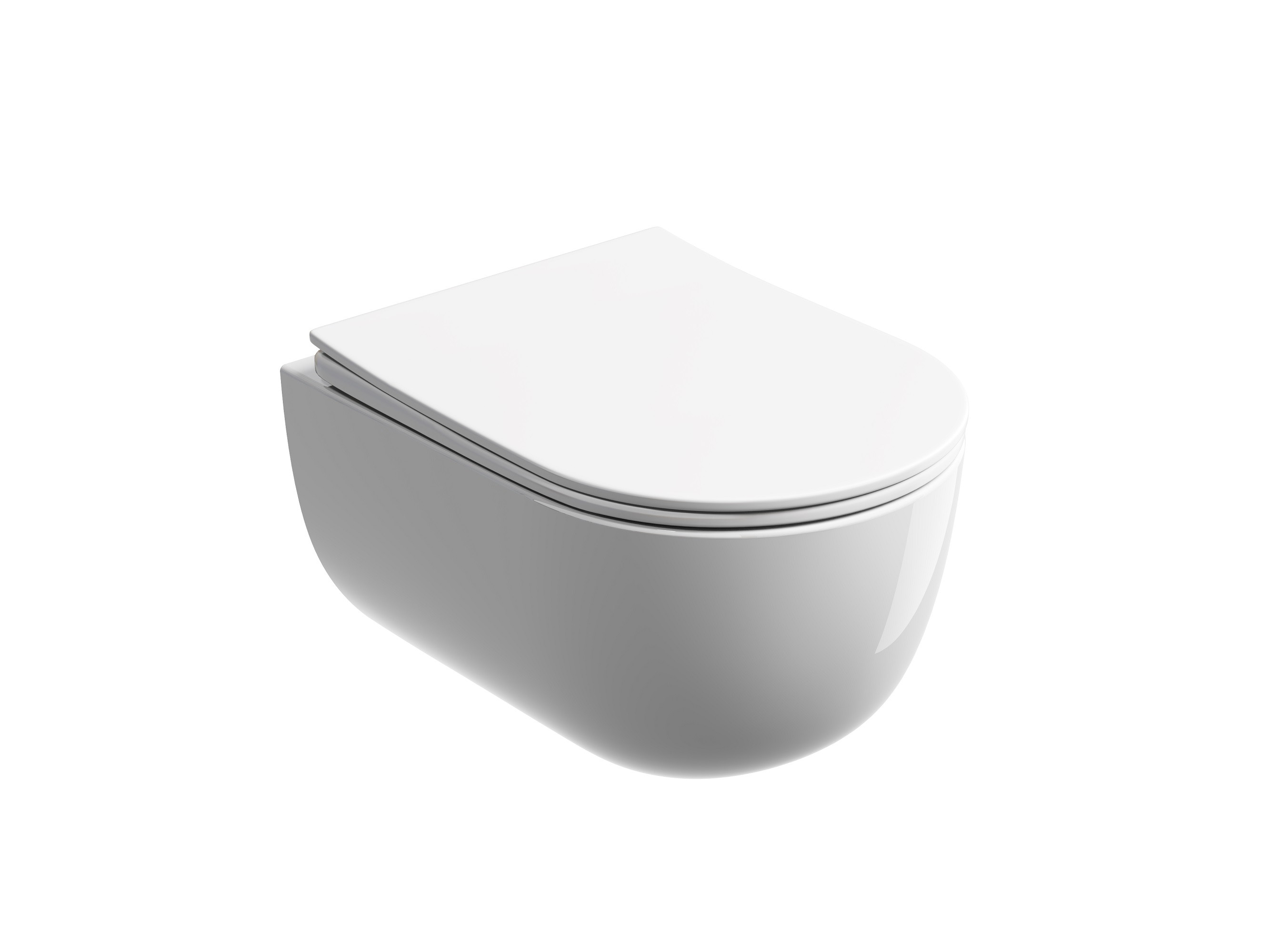 Подвесной унитаз 355х490х320мм Ceramicanova Modena Rimless белый глянцевый, с быстросъемным сидением микролифт