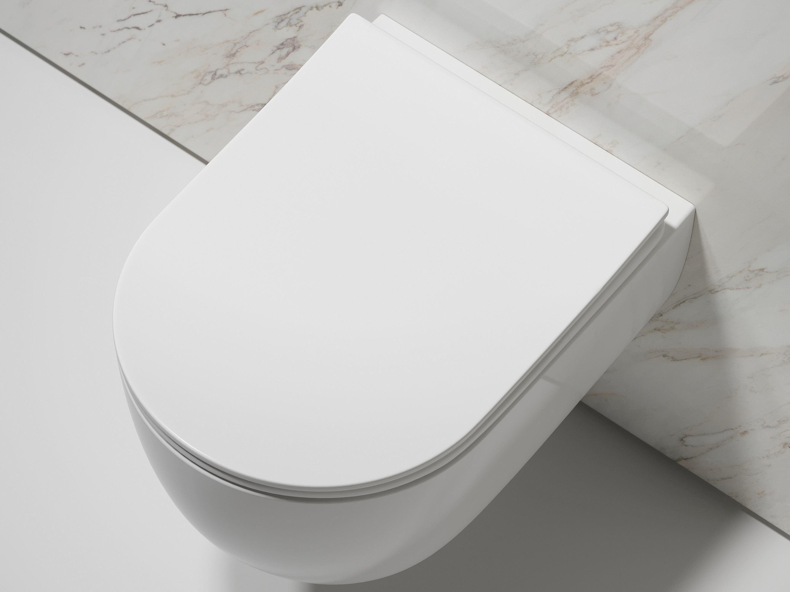 Подвесной унитаз 355х490х320мм Ceramicanova Modena Rimless белый глянцевый, с быстросъемным сидением микролифт