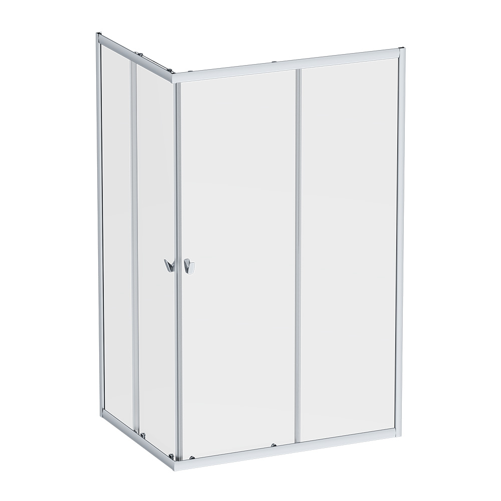 Душевое ограждение 120x90 см, без поддона профиль хром AM.PM Sunny W87G-403-12090-MT