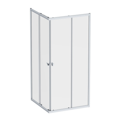 Душевое ограждение 90x90 см, без поддона профиль хром AM.PM Sunny W87G-403-9090-MT