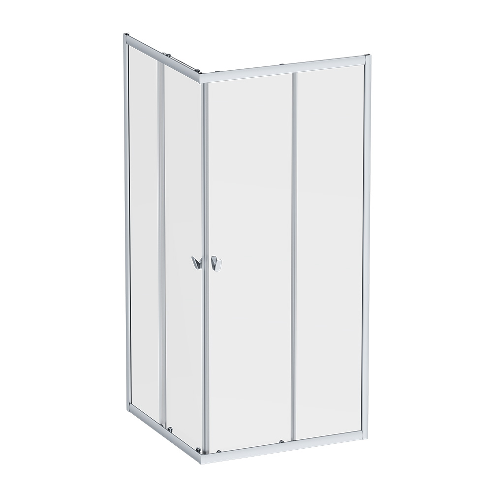 Душевое ограждение 90x90 см, без поддона профиль хром AM.PM Sunny W87G-403-9090-MT