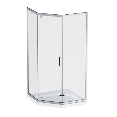 Душевой уголок без поддона хром 90х90x190см Am.pm Gem W90G-405-090MT
