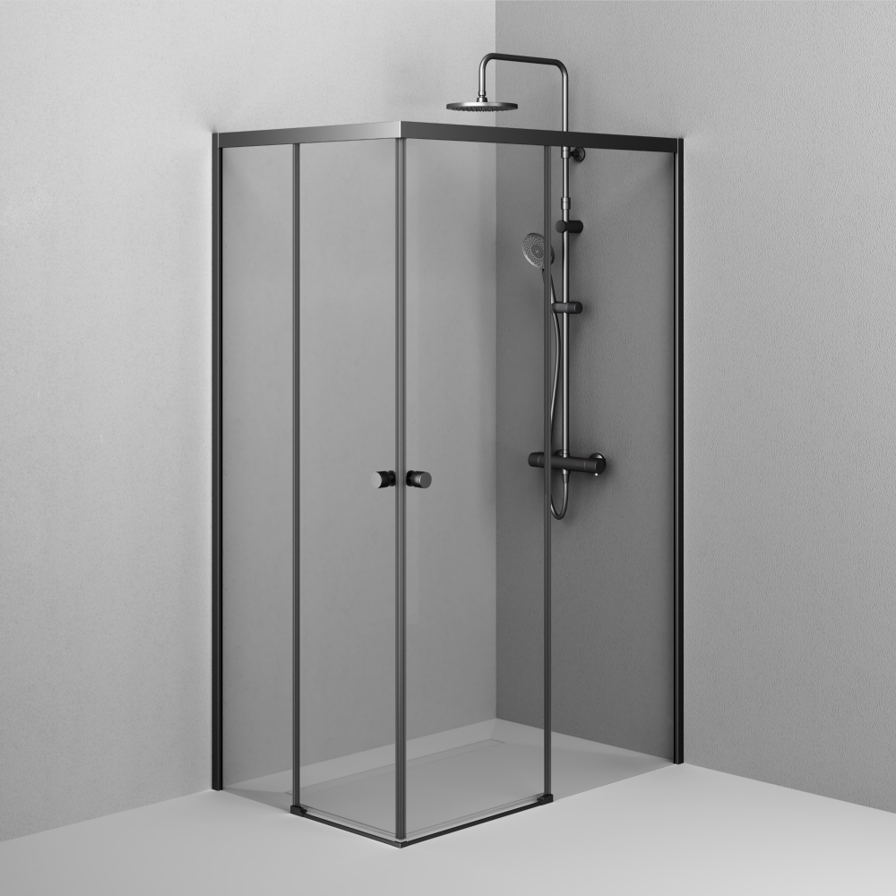 Душевой уголок черный 120x80см Am.pm X-Joy W94G-403-12080-BТ