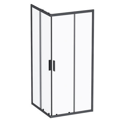 Душевой уголок черный 90x90см Am.pm Gem W93G-403-090BT