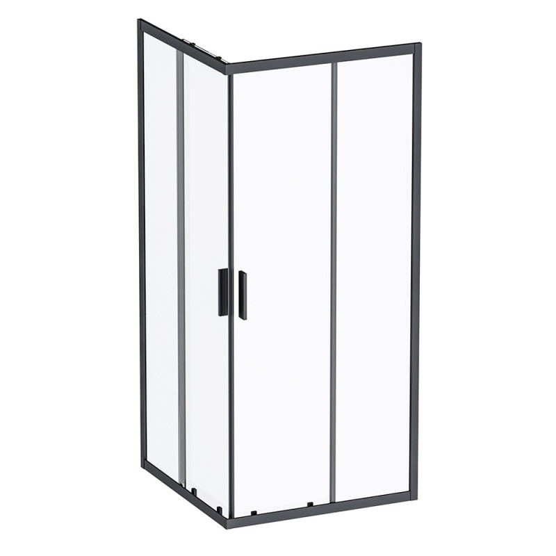 Душевой уголок черный 90x90см Am.pm Gem W93G-403-090BT