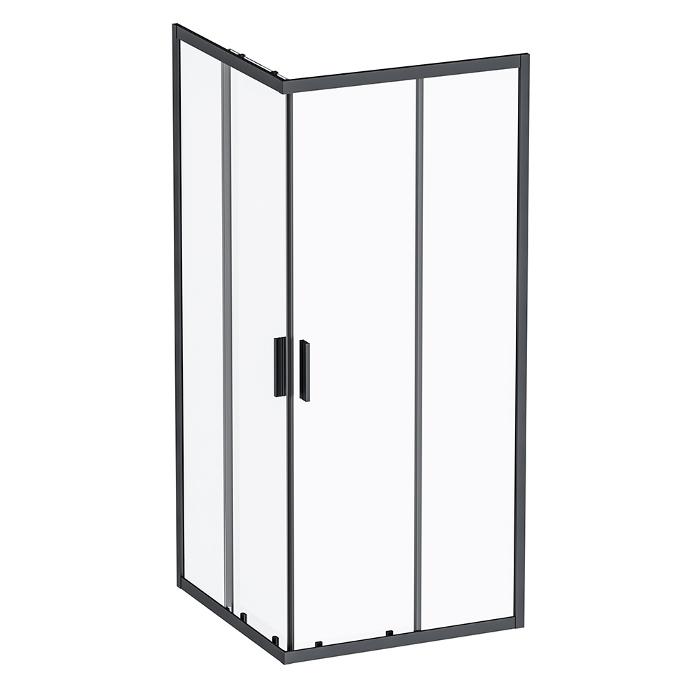 Душевой уголок черный 90x90см Am.pm Gem W93G-403-090BT