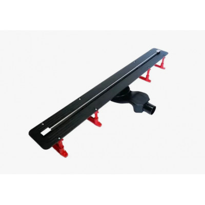 Душевой трап (лоток) CK DRAIN SET 1119-11065 65 см, с мокрым затвором, щелевой, с решеткой из нержавеющей стали