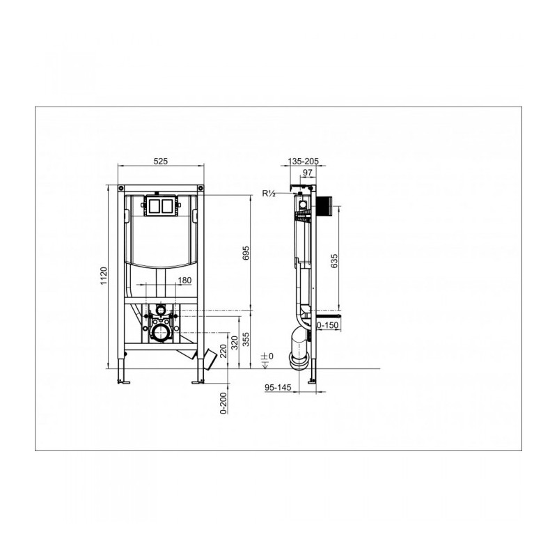 Система инсталляции Villeroy & Boch ViConnect 92242700