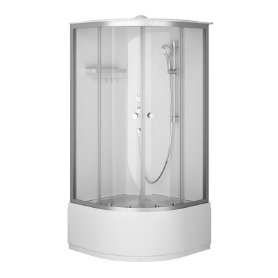 Душевая кабина хром 90x90 см без гидромассажа Am.pm X-Joy W94C-401A-090MT