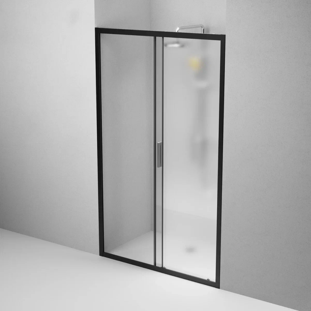 Душевая дверь 120х195см черная Am.pm Gem W90G-120-1-195BM