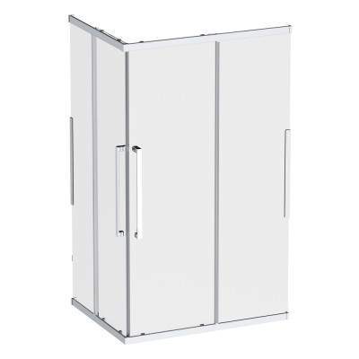 Душевой уголок хром 120x90см Am.pm Func W84G-403-12090-MТ