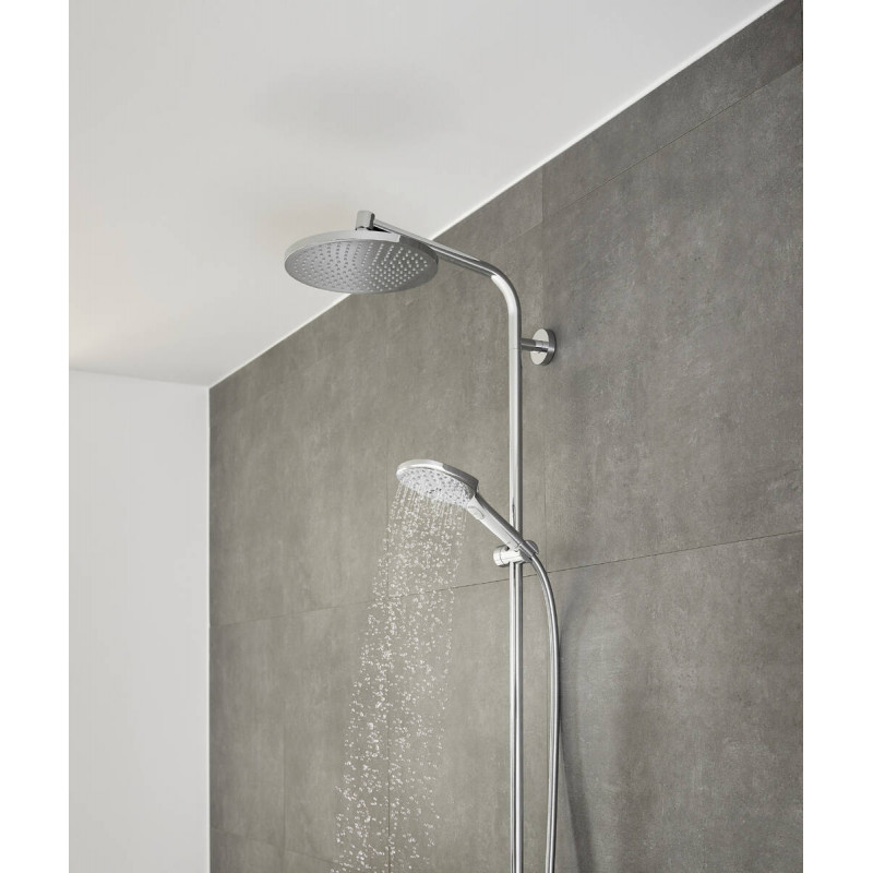 Ручной душ, 3 типа струи, белое/хром, Raindance Select E 120 3jet, Hansgrohe