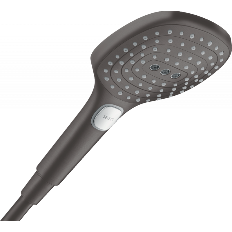 Ручной душ Hansgrohe Raindance Select 120 Air 3jet, брашированный черный хром