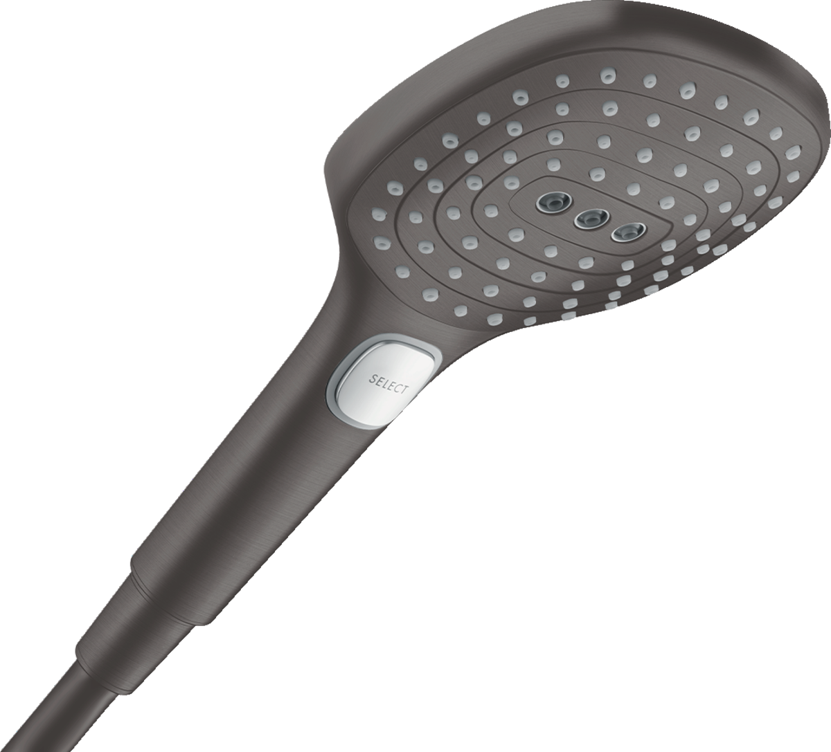Ручной душ Hansgrohe Raindance Select 120 Air 3jet, брашированный черный хром