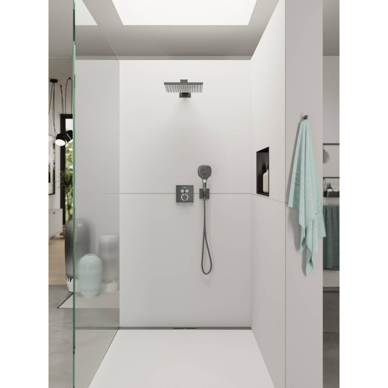 Ручной душ Hansgrohe Raindance Select 120 Air 3jet, брашированный черный хром