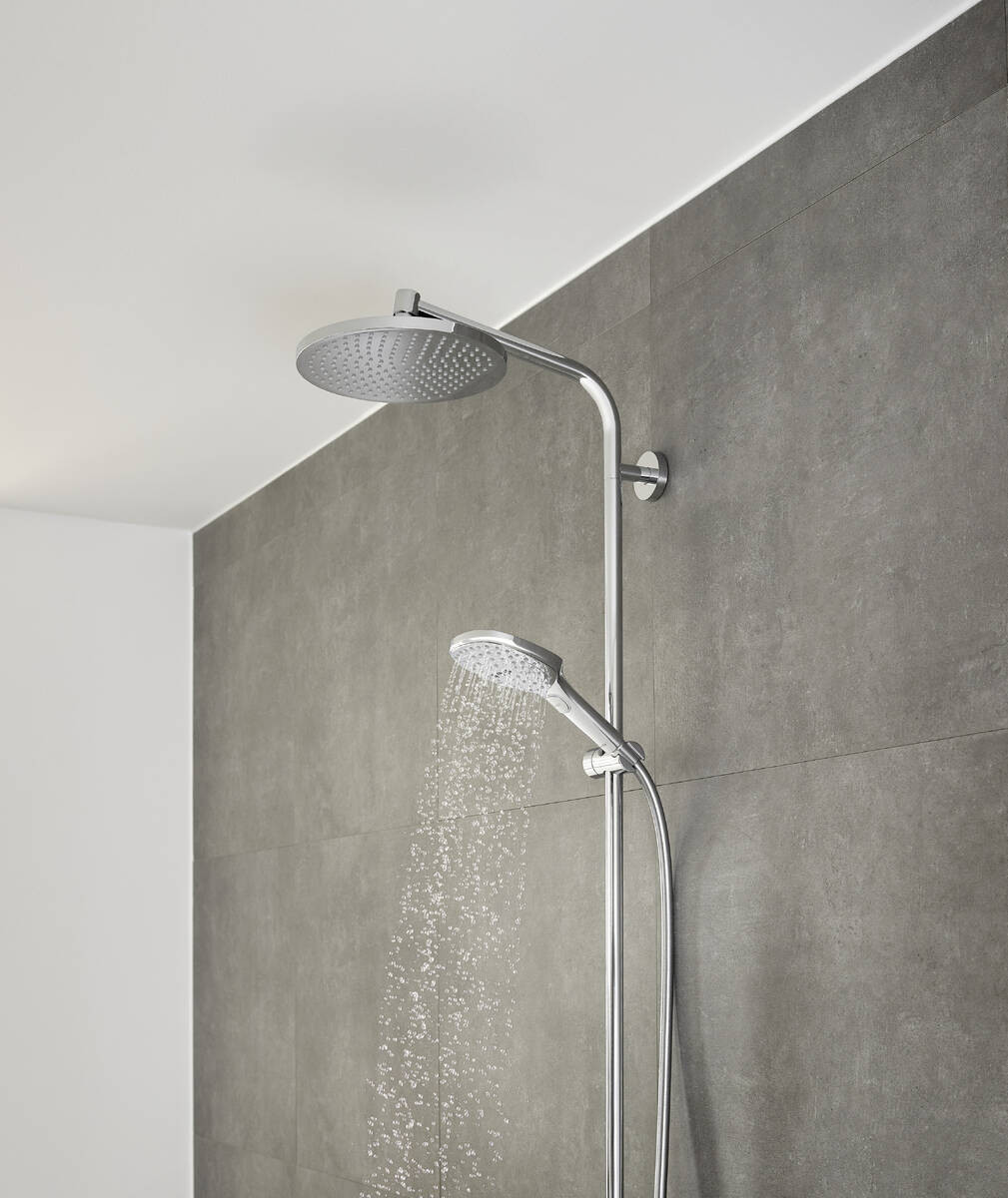 Ручной душ Hansgrohe Raindance Select 120 Air 3jet, брашированный черный хром