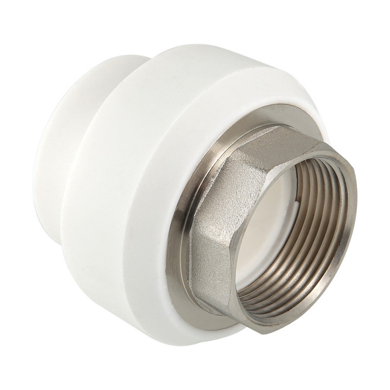 Муфта PP-R комбинированная под ключ белая Дн 40х1 1/4" ВР Valtec