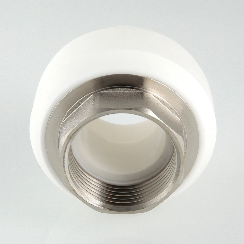Муфта PP-R комбинированная под ключ белая Дн 40х1 1/4" ВР Valtec