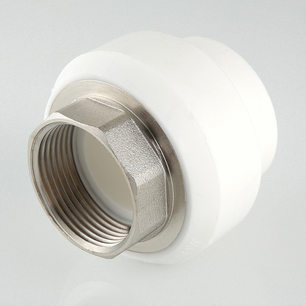 Муфта PP-R комбинированная под ключ белая Дн 40х1 1/4" ВР Valtec