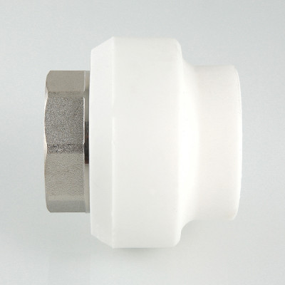 Муфта PP-R комбинированная под ключ белая Дн 40х1 1/4" ВР Valtec