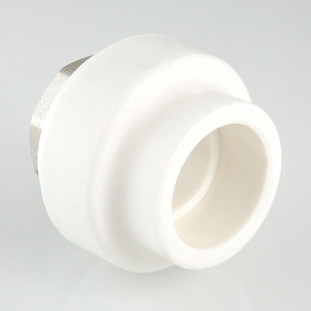 Муфта PP-R комбинированная под ключ белая Дн 40х1 1/4" ВР Valtec