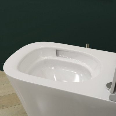 Унитаз подвесной торнадо безободковый сиденьем микролифт Teymi Helmi Vortex T40303