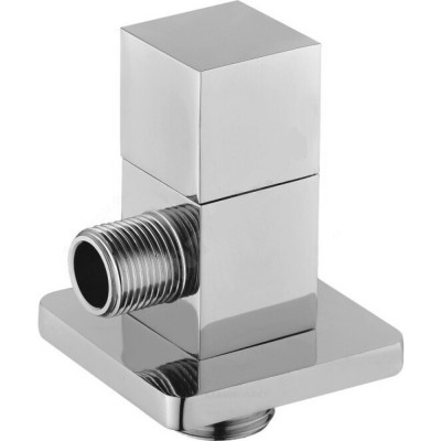 Вентиль хром угловой G1/2"х3/4" Ру16 НР с отражателем Aquasfera 1078-02