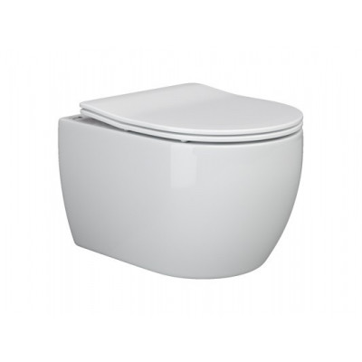 Подвесной унитаз 34х37х49см белый Ceramica Nova Play CN3001