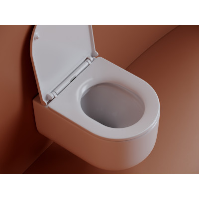 Подвесной унитаз 360х490мм Ceramicanova Ulma Rimless CN4006 белый