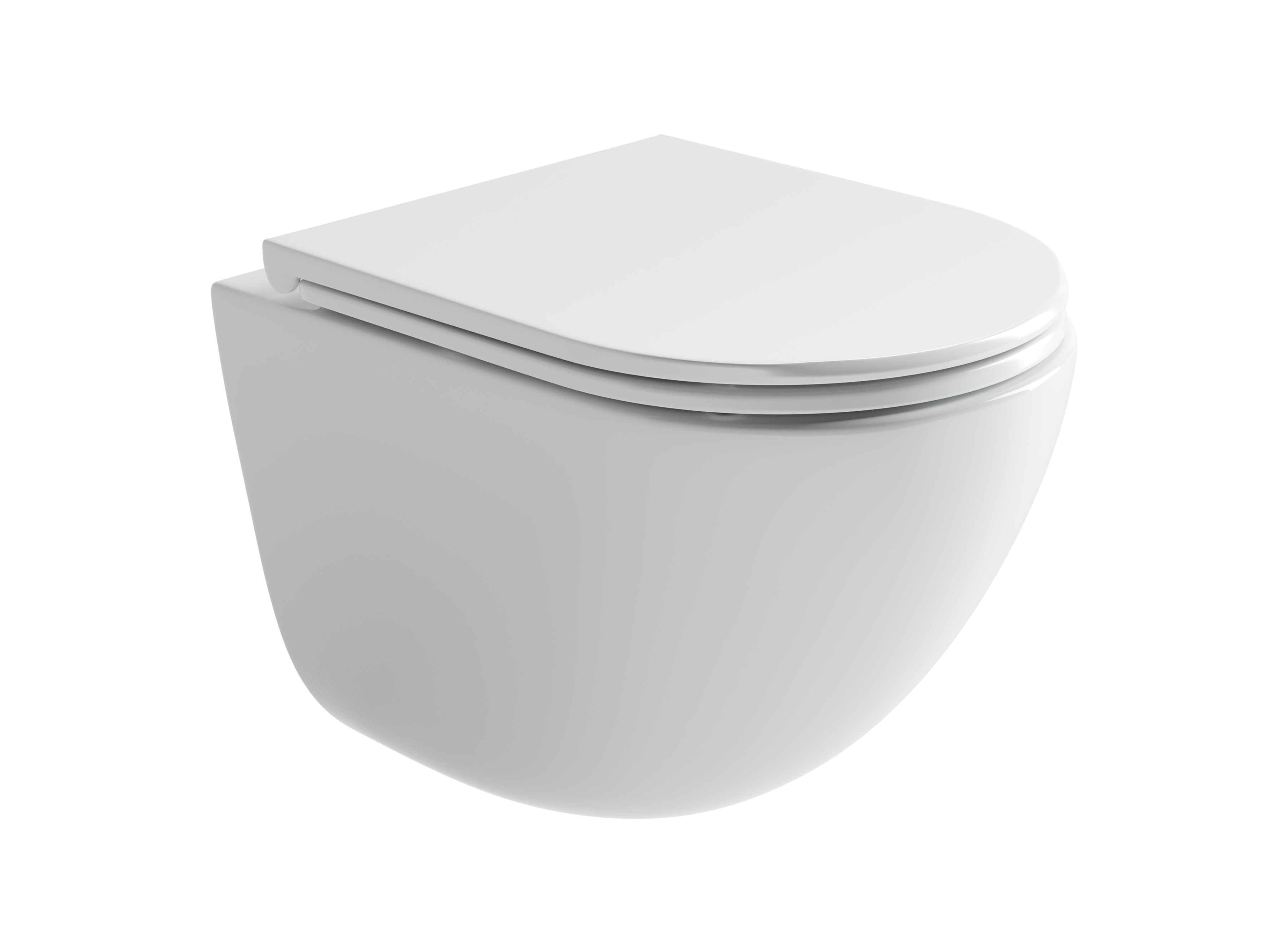 Подвесной унитаз 360х495мм Ceramicanova Vogue Торнадо безободковый CN4008T белый