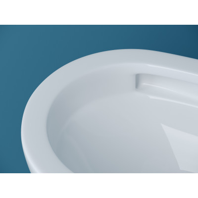 Подвесной унитаз 360х495мм Ceramicanova Vogue Торнадо безободковый CN4008T белый