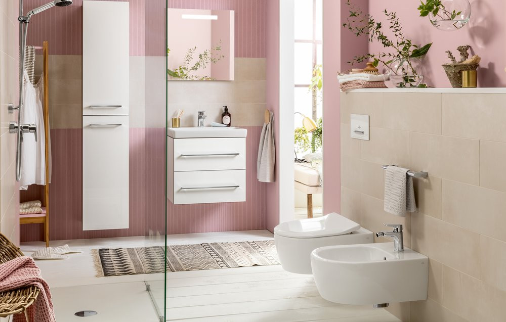 Биде подвесное 370x530мм Villeroy & Boch Avento Stone White Ceramic Plus