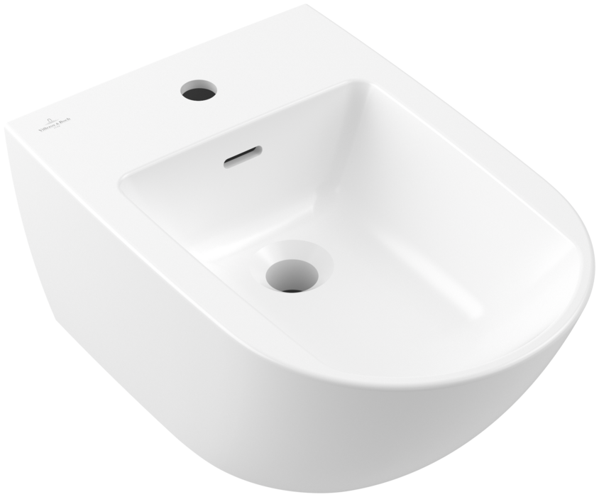 Биде подвесное 375x560мм Villeroy & Boch Antao Stone White Ceramic Plus