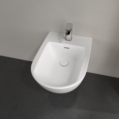 Биде подвесное 375x560мм Villeroy & Boch Antao Stone White Ceramic Plus