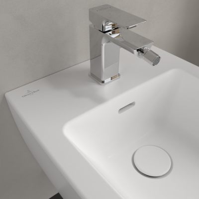 Биде подвесное 375x560мм Villeroy & Boch Antao Stone White Ceramic Plus