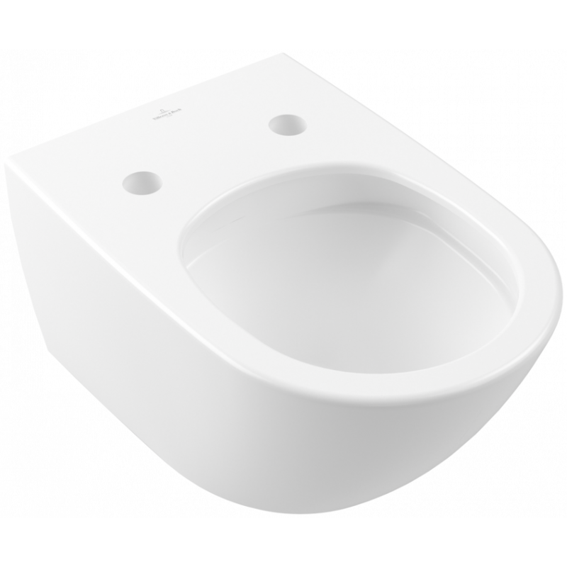 Унитаз Villeroy & Boch Antao 370x560мм безободковый, с вертикальным смывом, с функцией TwistFlush, Stone White CeramicPlus