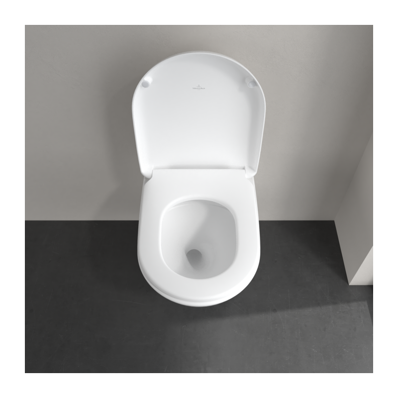 Унитаз Villeroy & Boch Antao 370x560мм безободковый, с вертикальным смывом, с функцией TwistFlush, Stone White CeramicPlus