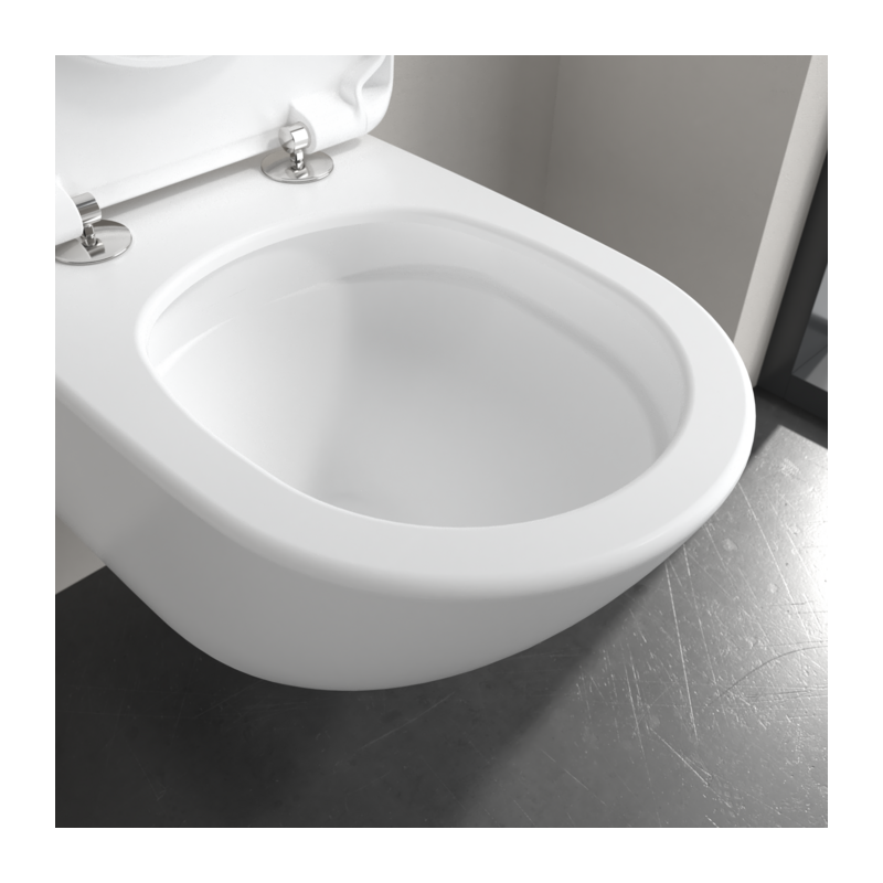 Унитаз Villeroy & Boch Antao 370x560мм безободковый, с вертикальным смывом, с функцией TwistFlush, Stone White CeramicPlus