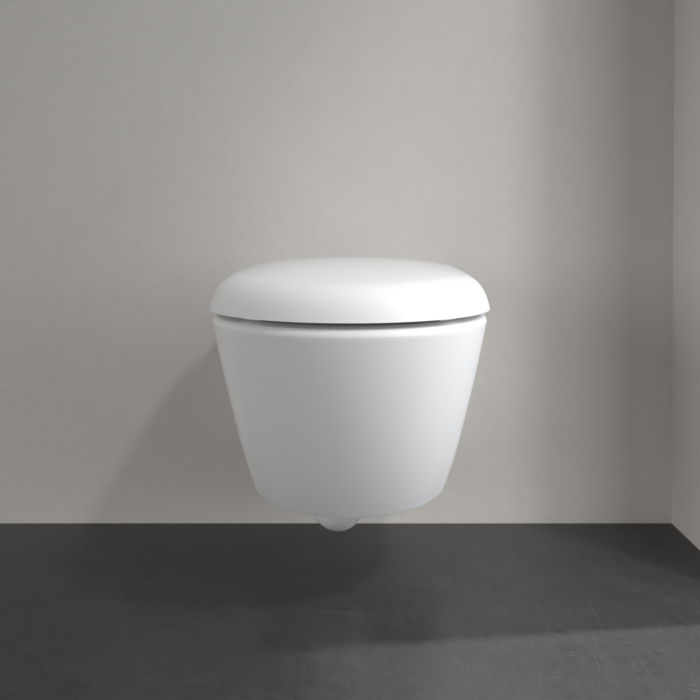 Сиденье для унитаза Villeroy&Boch Antao, с автоматическим опусканием, со съемным сиденьем, Stone White