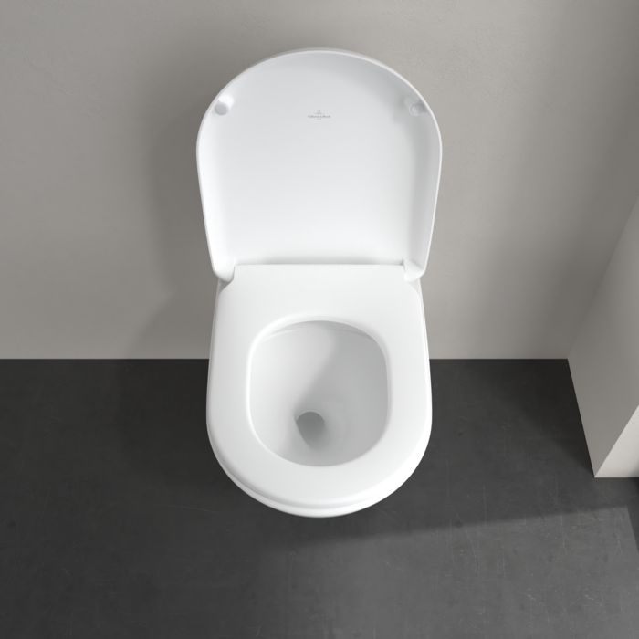 Сиденье для унитаза Villeroy&Boch Antao, с автоматическим опусканием, со съемным сиденьем, Stone White