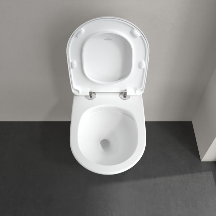Сиденье для унитаза Villeroy&Boch Antao, с автоматическим опусканием, со съемным сиденьем, Stone White