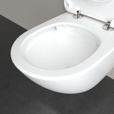 Сиденье для унитаза Villeroy&Boch Antao, с автоматическим опусканием, со съемным сиденьем, Stone White