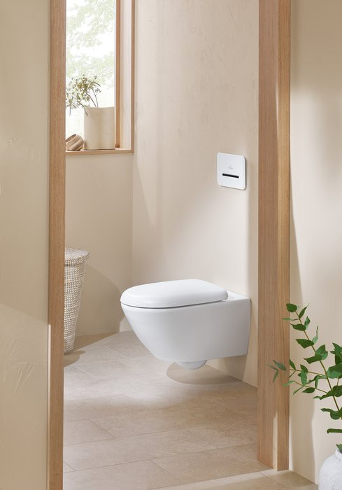 Сиденье для унитаза Villeroy&Boch Antao, с автоматическим опусканием, со съемным сиденьем, Stone White