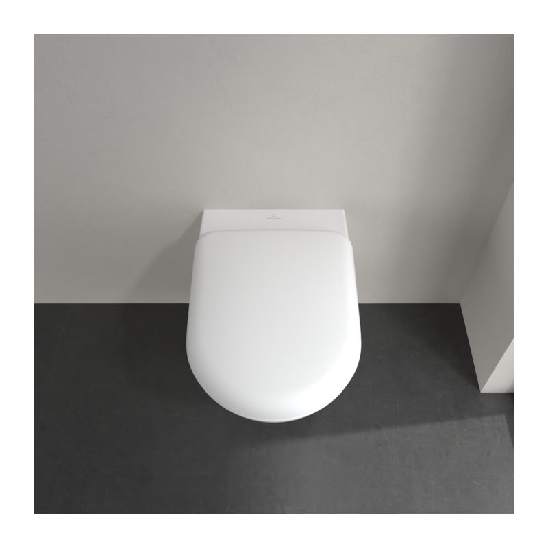 Сиденье для унитаза Villeroy&Boch Antao, с автоматическим опусканием, со съемным сиденьем, Alpin White
