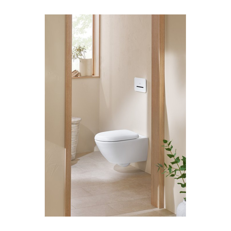 Сиденье для унитаза Villeroy&Boch Antao, с автоматическим опусканием, со съемным сиденьем, Alpin White