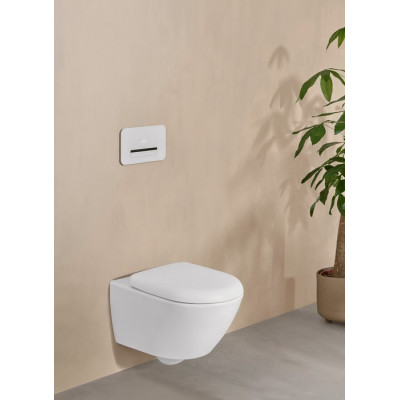 Сиденье для унитаза Villeroy&Boch Antao, с автоматическим опусканием, со съемным сиденьем, Alpin White