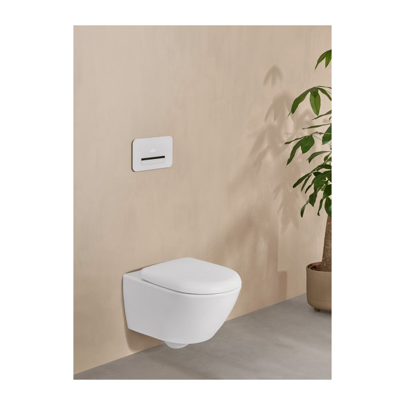 Сиденье для унитаза Villeroy&Boch Antao, с автоматическим опусканием, со съемным сиденьем, Alpin White