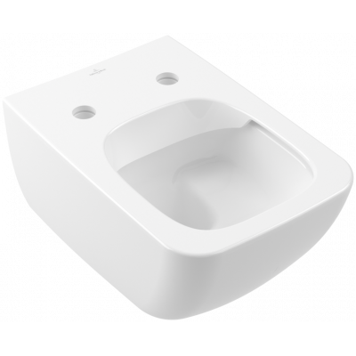 Унитаз подвесной с сидением Villeroy & Boch Venticello 4611RL Альпийский белый CeramicPlus SlimSeat LINE (Sandwich)